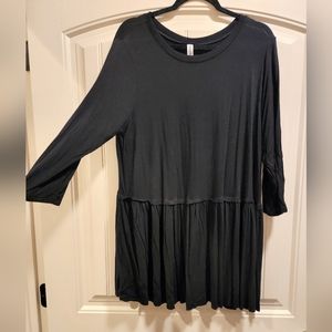 Boutique ¾ Sleeve Babydoll Top